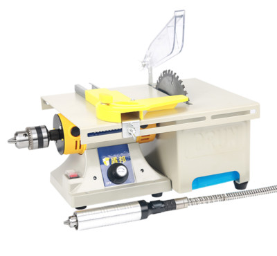 Multi-function Samll Table Saw Grinding Machine Jade Polishing Carving Tool 220V