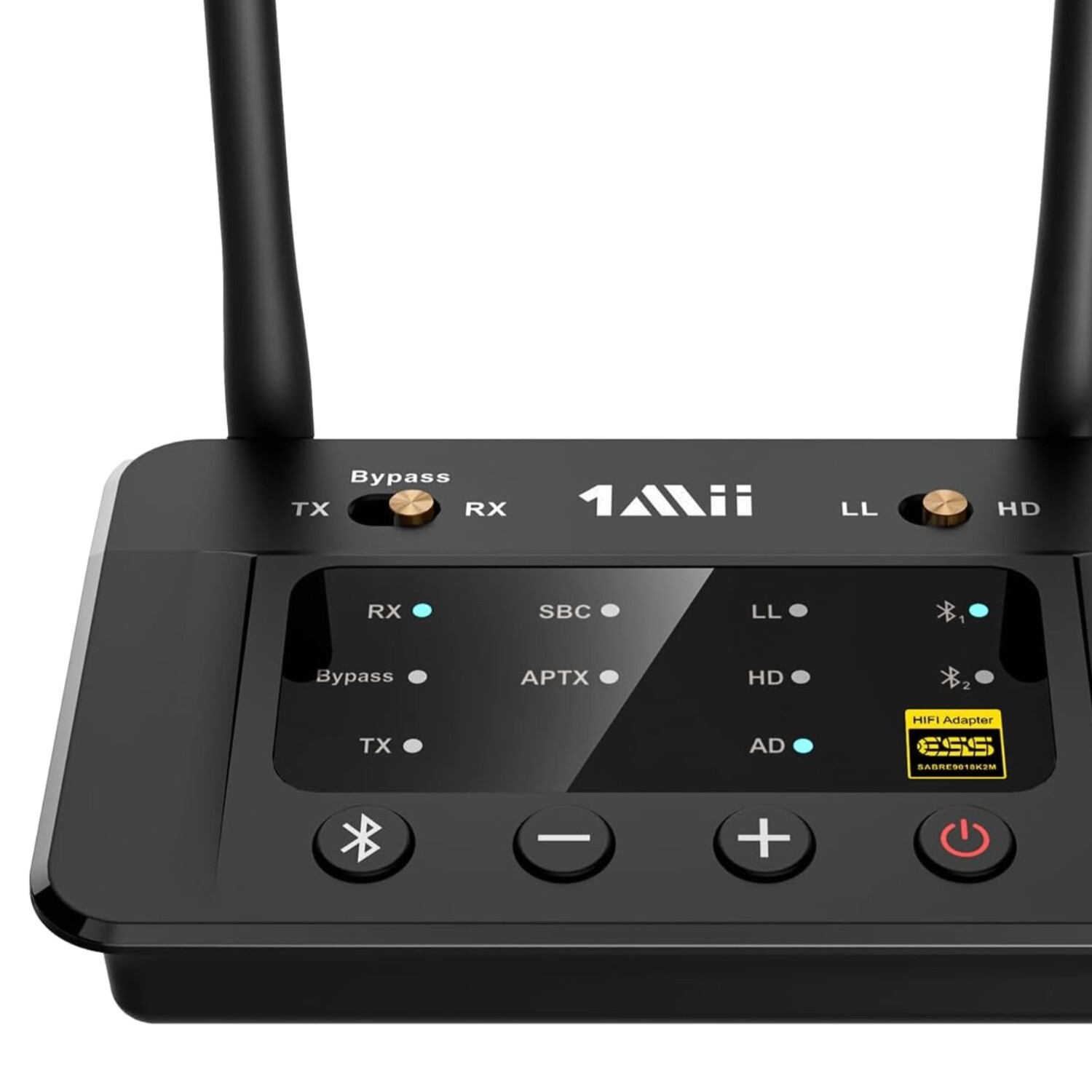 HiFi Bluetooth 5.3 Transmitter Receiver with 265ft Wireless Range for Home Audio