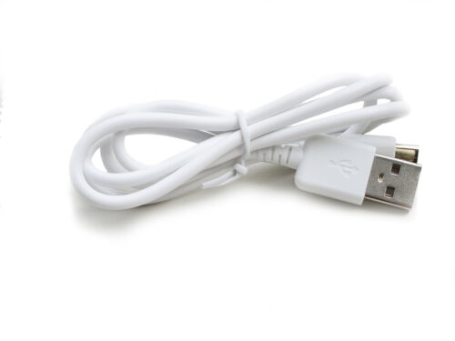 90cm USB White Charger Cable for Motorola ROADSTER TZ700 Speaker Phone Handsfree - Afbeelding 1 van 5