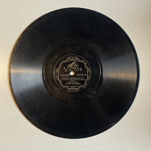 10" 78 RPM-All Star Orchestra-Too Wonderful For Words/Steppin Along/Victor 22104 - Picture 4 of 4