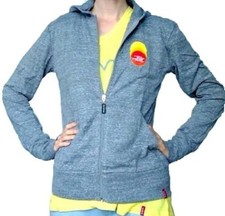 Peace Love World Oprah Life You Want Weekend Lightweight Zip Spring Hoodie Gray