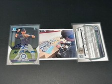 Colt Emerson Mariners Auto Signed 2023 Bowman 1st Chrome Beckett My 1st Bowman _