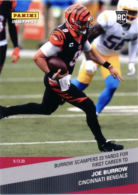 2020-21 JOE BURROW Panini Instant RC PR / 1742 BENGALS