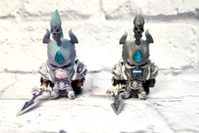 Cute But Deadly Series 1 Arthas Lich King Figures 2x LOT World of Warcraft WoW