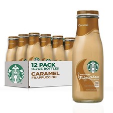 :.Starbucks Frappuccino Coffee Drink, Caramel   13.7 fl oz Bottles 12 Pack .: