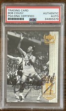 1999 UD Upper Deck Bob Cousy Signed PSA DNA Certified Autograph Boston Celtics