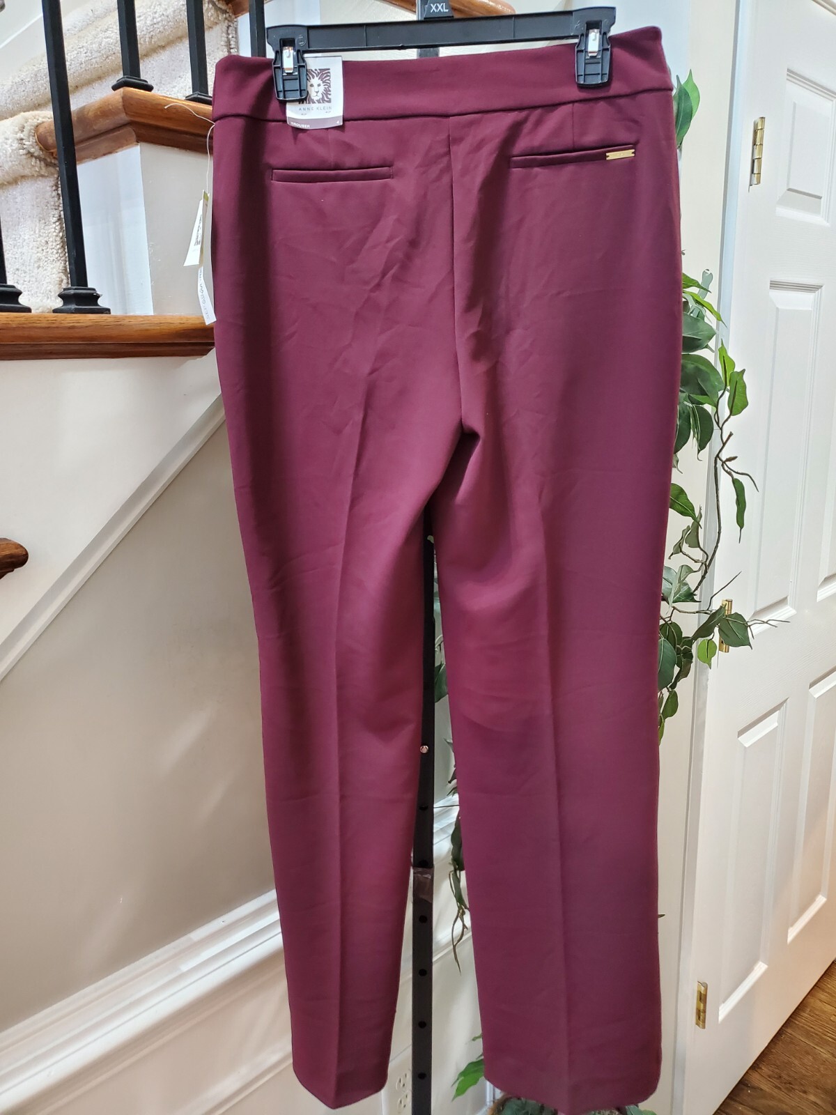 Anne Klein Women's Red Solid Polyester Straight L… - image 8