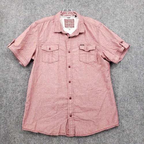 Buffalo David Bitton Shirt XL Red 