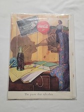 1949 Vintage Coke Soda Coca Cola Magazine Ad  "The Pause That Refreshes"
