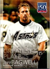 2019 Topps Jeff Bagwell 150 Years of Baseball Greatest Players Silver /150