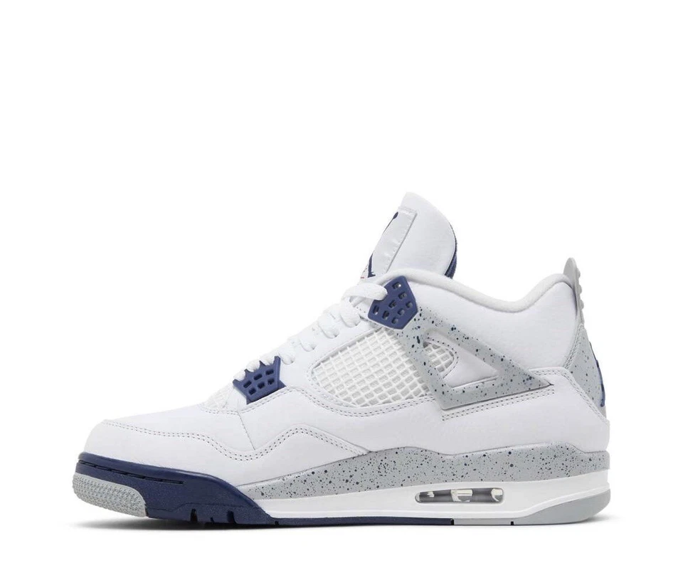 Talla 11 - Jordan 4 Golf Blanco Azul Marino Medianoche Foto 2 de 4