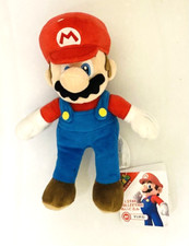 BNWT Nintendo Super Mario All Star Collection 9.5" Mario Plush Small Red / Blue
