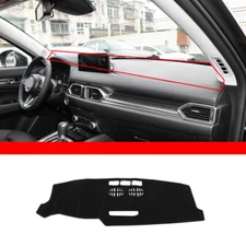 LHD Car Dashboard Dash Mat Non-Slip Sun Cover Pad For MAZDA CX-5 2017-2022