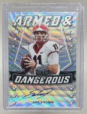 Jake Fromm 2020 Leaf Metal Draft #AD-JF1 Wave Silver Armed Dangerous RC Auto /50