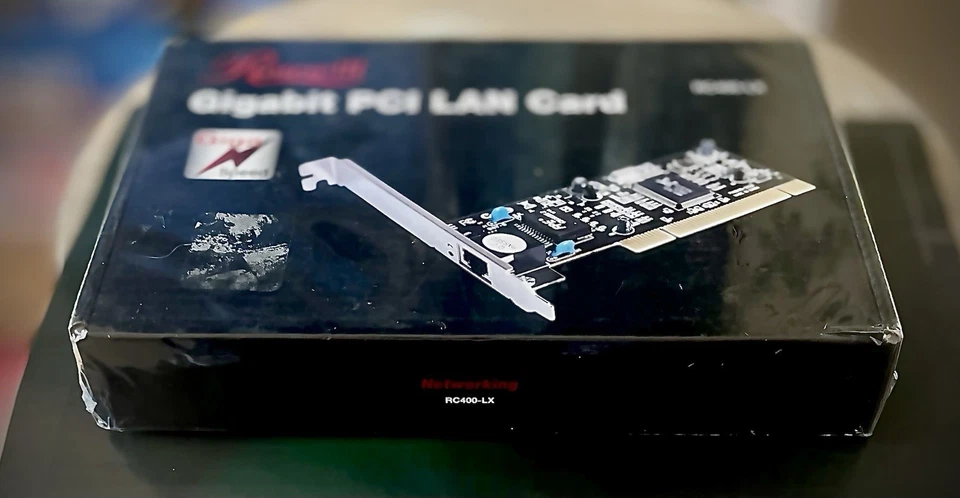 Rosewill RC400-LX Gigabit Giga Speed PCI Lan Card RC400-LX Sealed FREE SHIPPING - Image 3 of 3