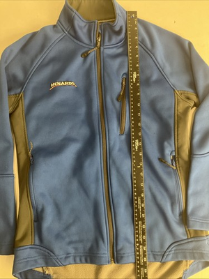#ad Menards Work Ware Blue Jacket Ladies Size Medium Excellent Condition $29.99