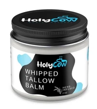 Holy Cow Whipped Tallow Balm w/ Organic Jojoba Oil Beef Tallow Herb Infused