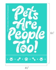 NEW “Pets Are People” Chalk Couture Chalk Transfer Stencil Size A