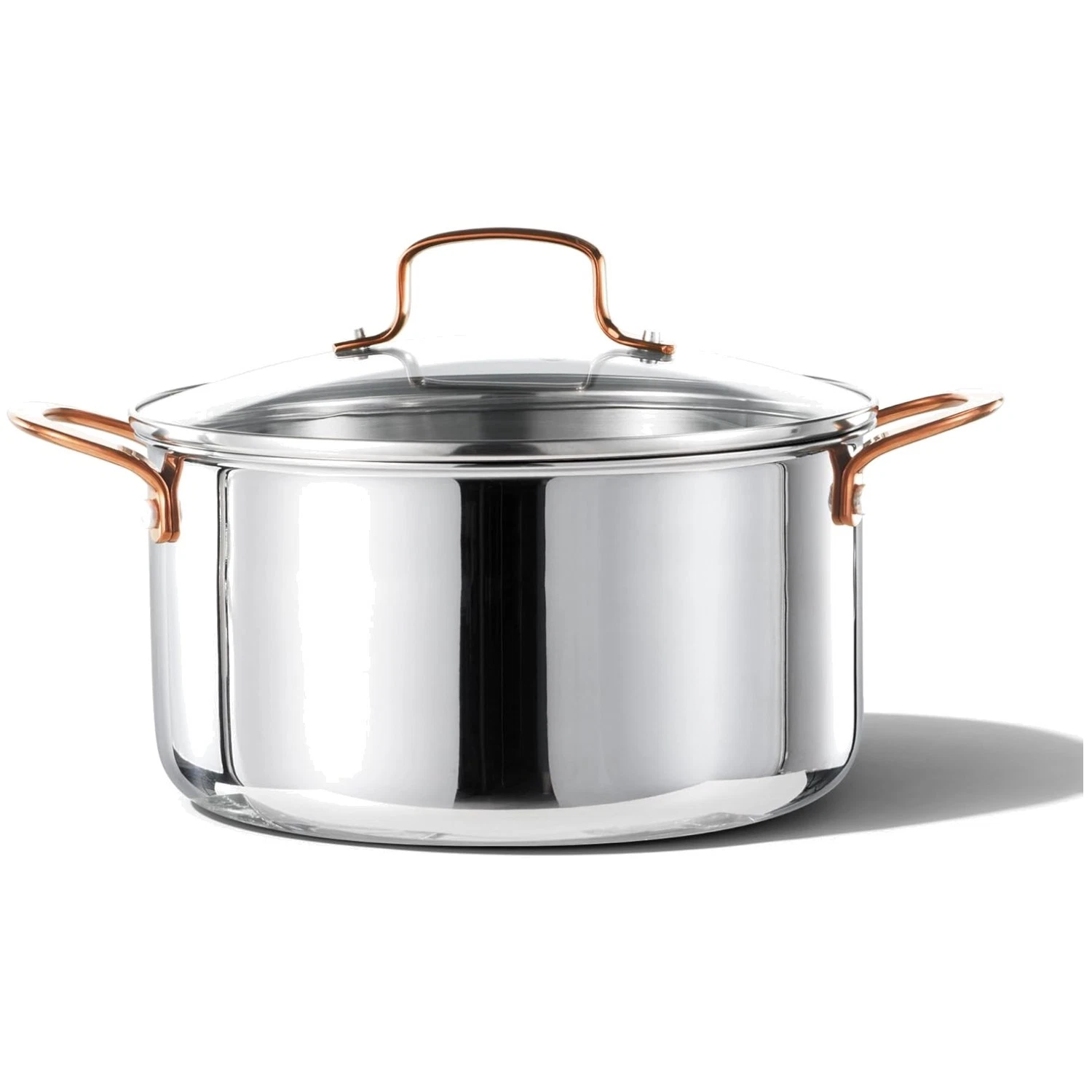 8 Qt Tri-Ply Stainless Steel Stockpot with Lid