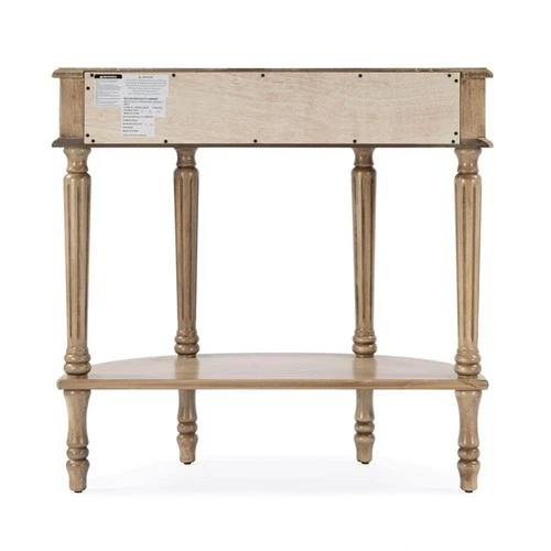 Butler Specialty Company Mozart Wood Demilune Console Table - Antique Beige - Picture 9 of 10