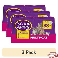 Multi Cat Litter Clumping Odor Control 7 Days Absorbent Low Dust Fresh 38LB New