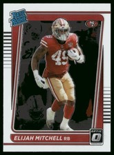 2021 Donruss Optic Elijah Mitchell Rookie San Francisco 49ers #291