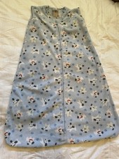 Halo Baby Fleece Sleep Sack Size Large 12-18 Months 22-28 Lbs Blue Puppy Dog