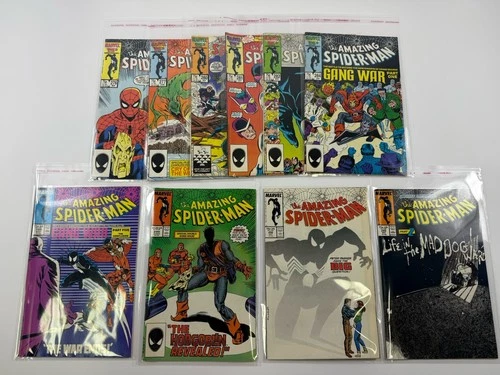 The Amazing Spider Man Marvel Comics 1986-86 Lot Of 10 VF/NM