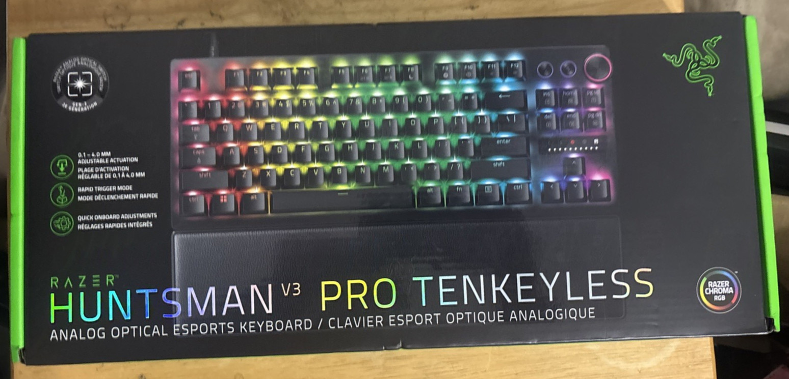 Razer Huntsman V3 Pro Tenkeyless Gaming Keyboard (RZ03-0498)