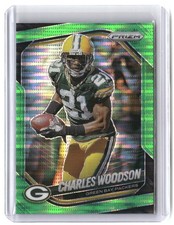 Charles Woodson 2025 Panini Prizm Neon Green Pulsar