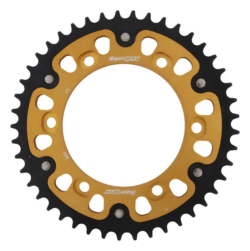 Kit de corrente e rodas dentadas 2010-13 KTM 990 Adventure JT Z3 ouro 525 SuperSprox 16/42 - Imagem 3 de 4