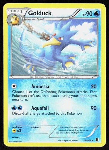 Golduck (35) 35/149 Rare Boundaries Crossed Pokemon EN Lightly Played
