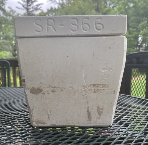 Vintage ☀️🌞 "SUNRISE POT" 2 Piece Ceramic Slip Casting Mold #SR366 9X9X10