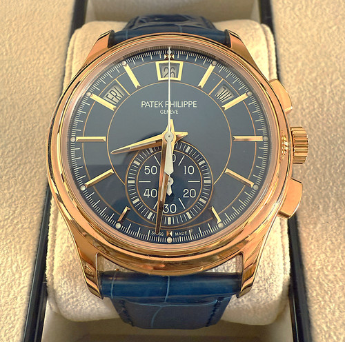 Patek Philippe Complications Blue Men's Watch - 5905R-010