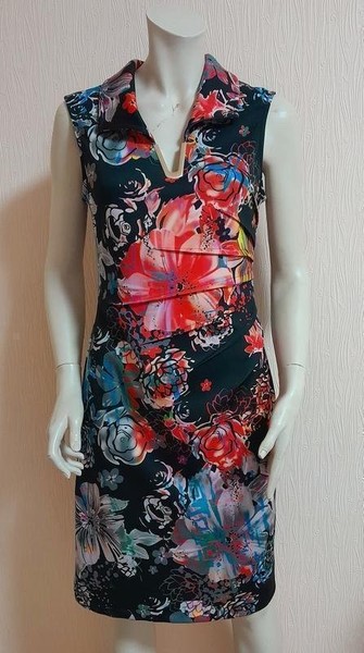 Women Joseph Ribkoff Dress Multicolor Polyester 40 #9QSZ