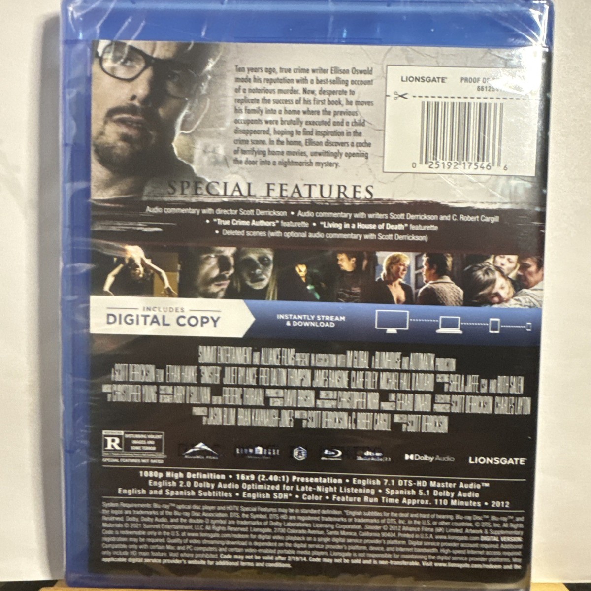 Sinister (Blu-ray, 2012) for sale online | eBay