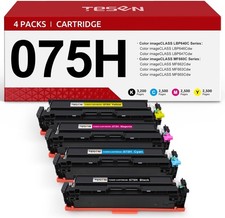 075H 075 Toner Cartridge MF665CDW LBP646Cdw Compatible Replacement canon 4 Pack