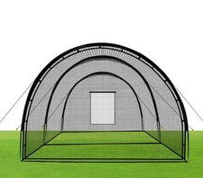 Baseball Batting Cage Net Batting Cages for Backyard Portable Pop Up Cage for...