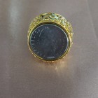 2pc Vintage Milor Italy 500 Lire Bracelet and Coin Ring Set — photo 4