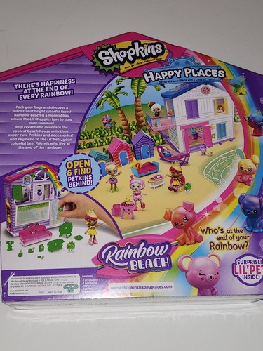 Shopkins Happy Places Shoppies Rainbow Beach Lounging Around Pack Pineapple Lily - Picture 6 of 9