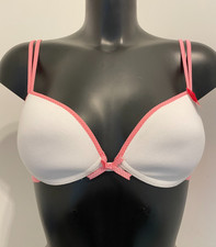 Boobs & Bloomers weiß BH bügellos gepolstert geformt Plunge Teenager Starter