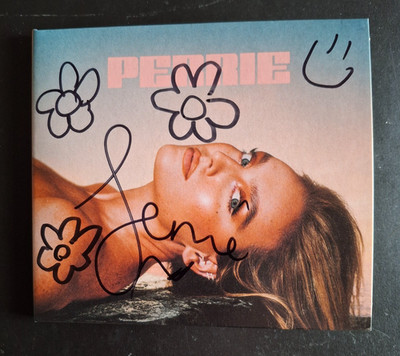 PERRIE SIGNED/AUTOGRAPH CD & HER FLOWER & SMILEY FACE DOODLES... WITH PROOF