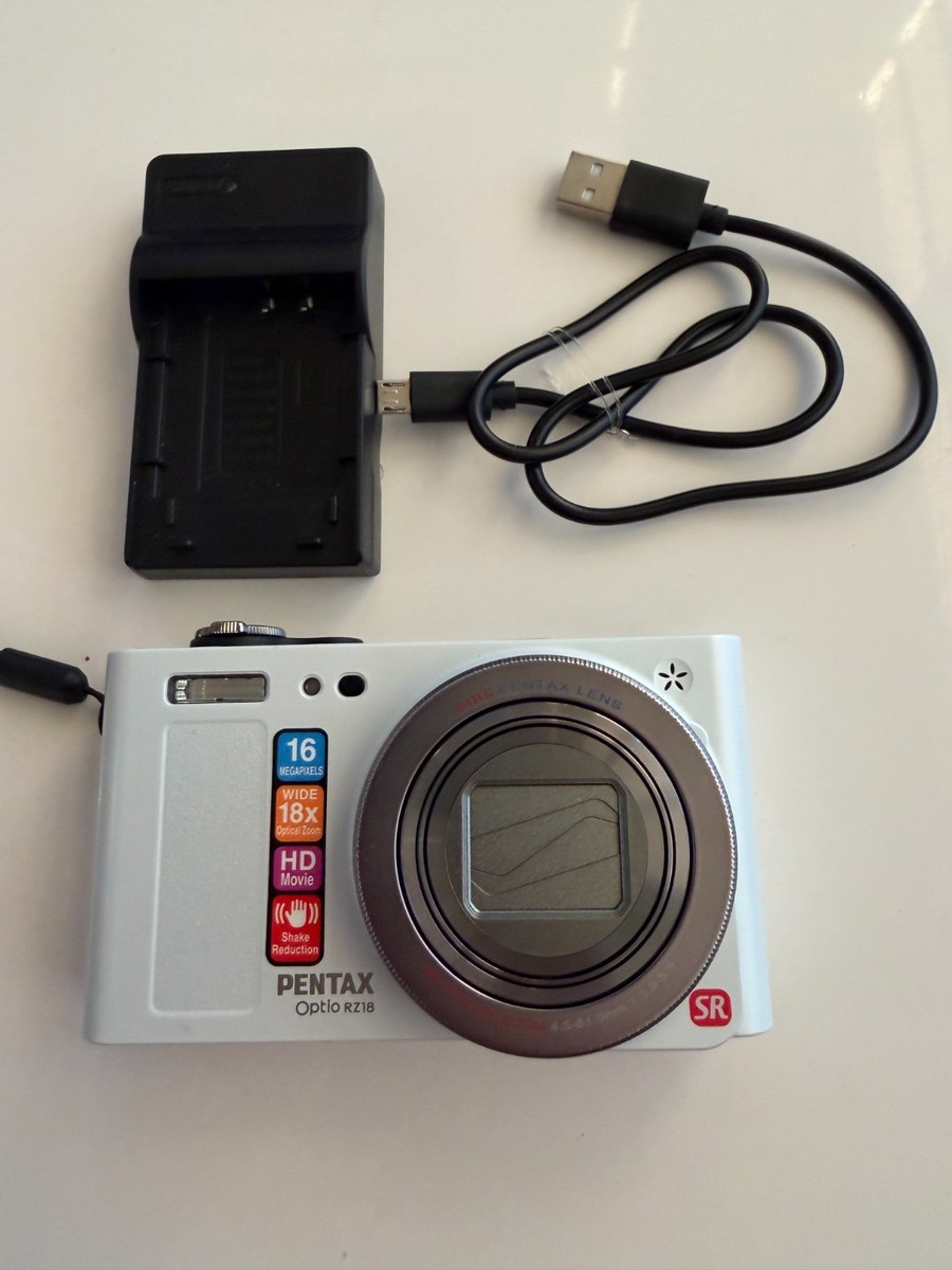 Pentax Optio RZ18 Digital Camera 16MP 18x Optical Zoom Compact +