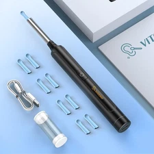 Wireless WiFi Otoscope Ear Scope Endoscope Clean Camera for iPhone iPad Android