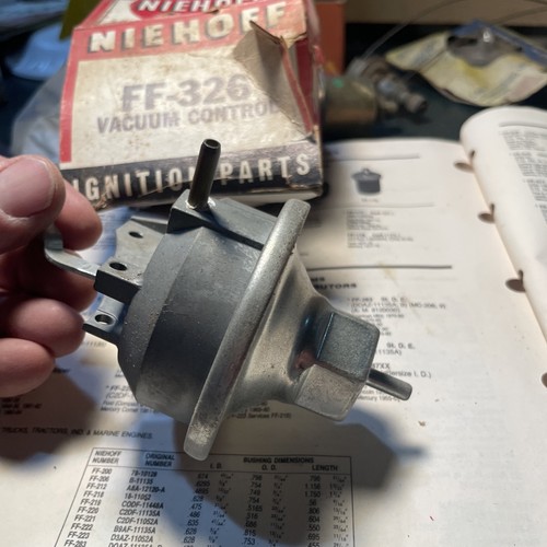 Niehoff N.O.S. FF-326 vacuum chamber fits 1973-74 BRONCO Torino Montego L@@K!!!! - Picture 6 of 9