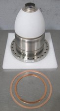 C200691 Haimson Ceramic Cone for Electron Gun w/ 8" + 10" Conflat Vacuum Flanges