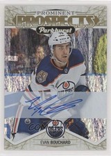 2018 Upper Deck Parkhurst Prominent Prospects Gold Evan Bouchard #PP-6 Auto 0i47