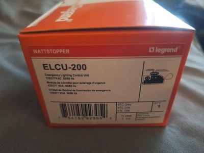 Legrand Wattstopper Elcu-200 Emergency Lighting Control Unit 120-277VAC