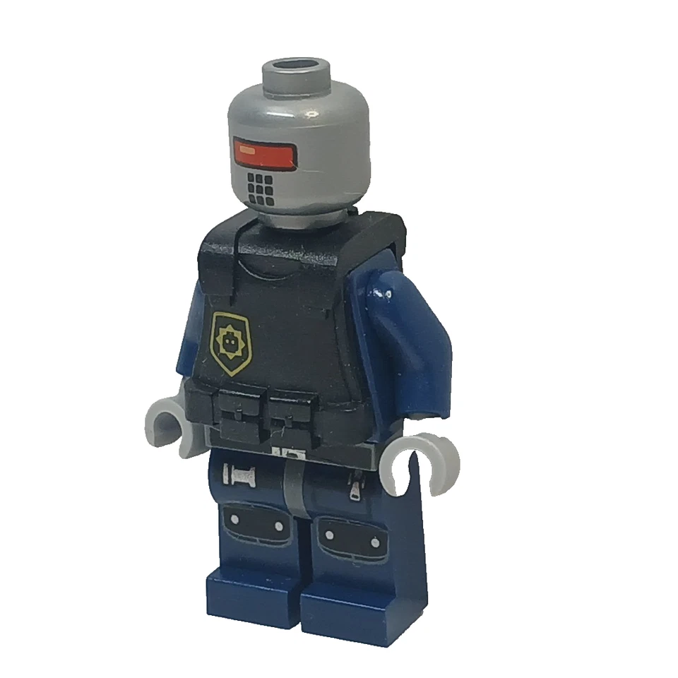 LEGO Robo SWAT With Armor (No Helmet)Minifigure Police (70815) - Image 3 of 4