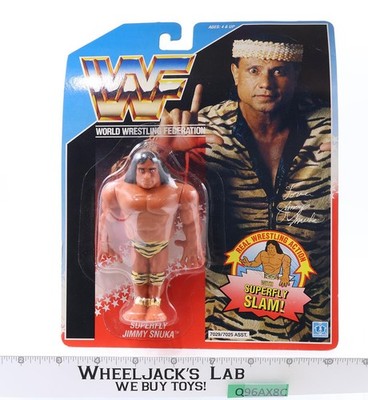 Superfly Jimmy Snuka WWF Wrestling Action Figure 1990 Hasbro NEW